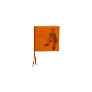 Karte mit orangefarbener Pergament-Tasche 57